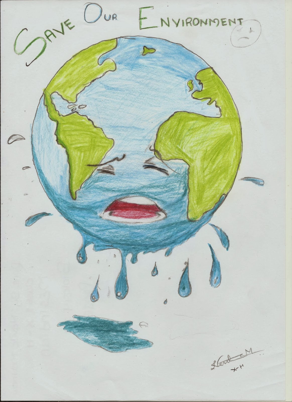 1163x1600 water pollution drawing for competition team talent share save - Water Pollution Drawing For Kids