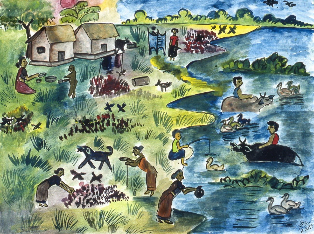 1301x970 How To Draw Water Pollution For Kids - Water Pollution Drawing For Kids