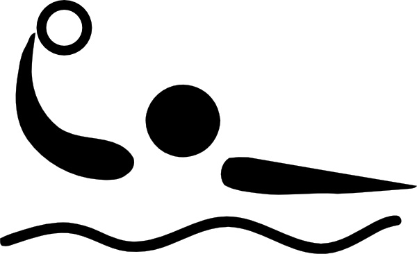 600x366 olympic sports water polo pictogram clip art free vector in open - Water Polo Drawing