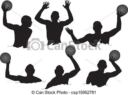 450x335 Vector - Water Polo Drawing