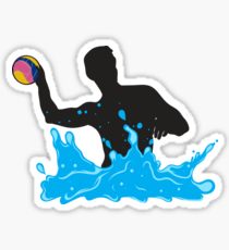 210x230 Water Polo Drawing Stickers Redbubble - Water Polo Drawing