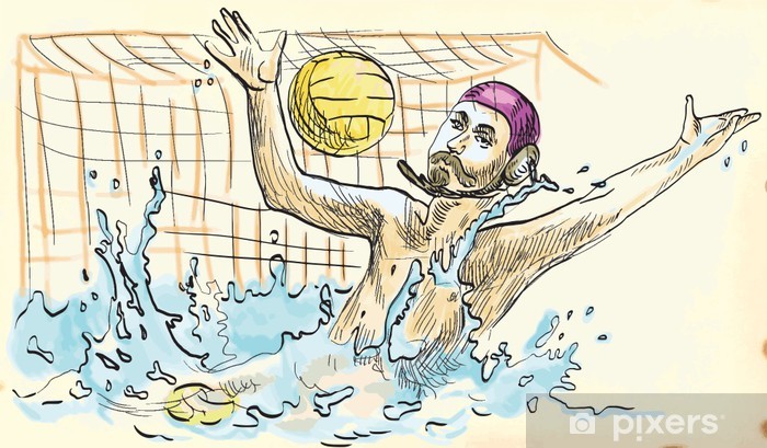 700x409 Water Polo - Water Polo Drawing
