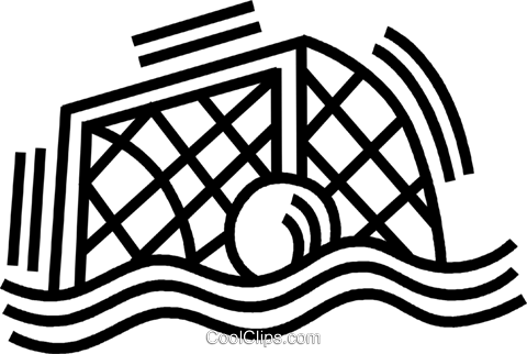 480x322 Water Polo Net Royalty Free Vector Clip Art Illustration - Water Polo Drawing