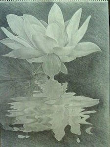 225x300 water reflection drawings - Water Reflection Drawing