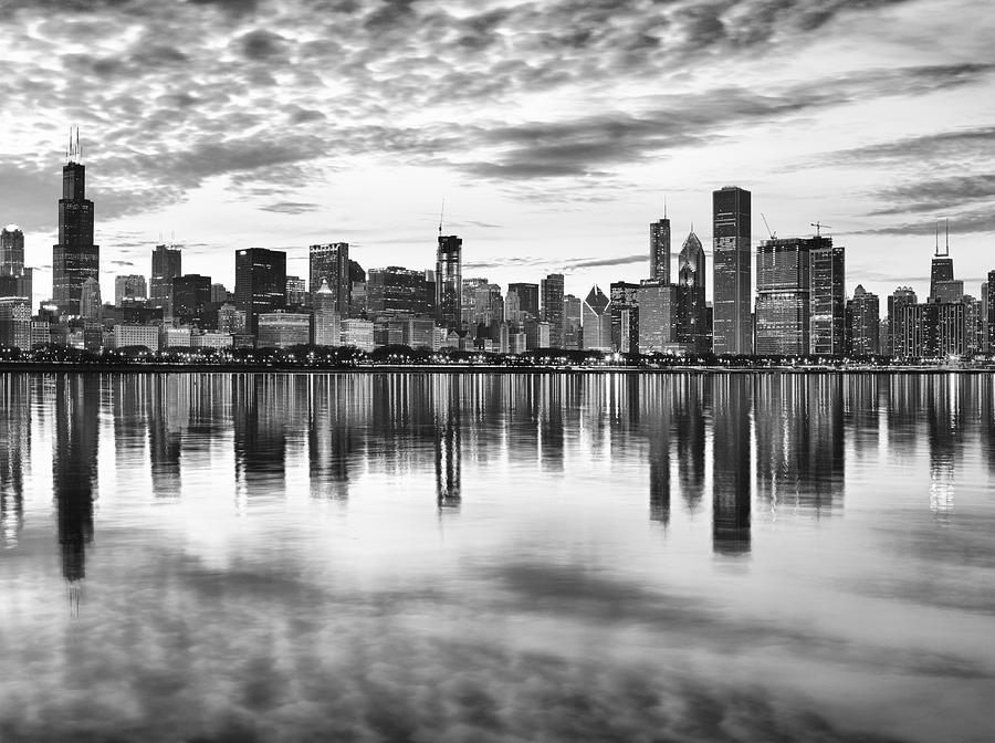 900x672 chicago reflection photograph - Water Reflection Drawing