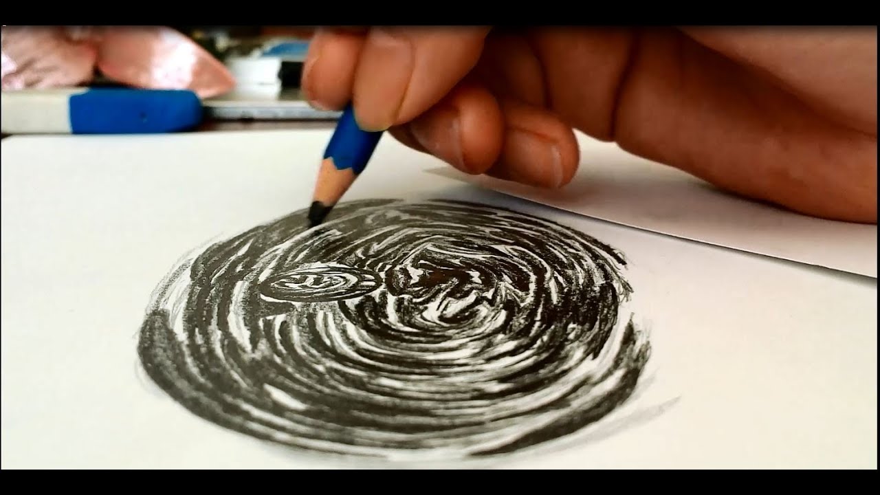 1280x720 Drawing Water - Water Ripples Drawing
