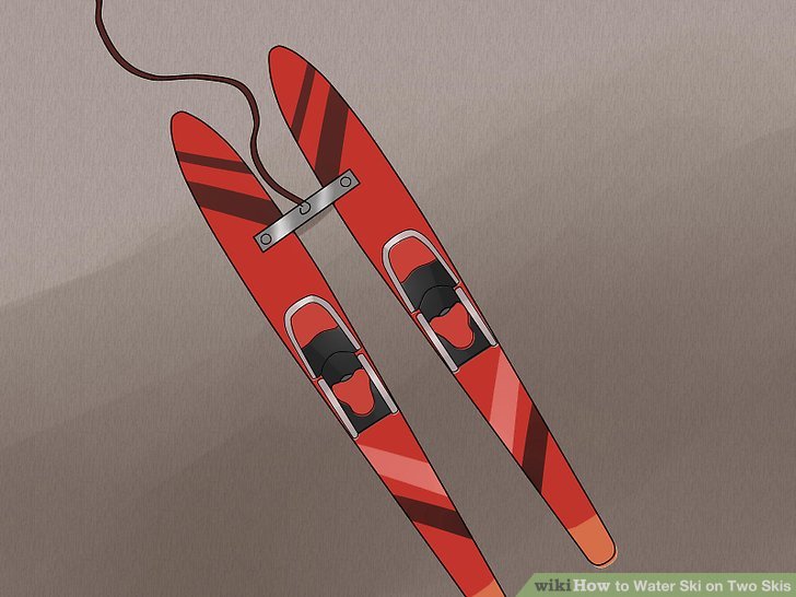 728x546 How To Water Ski On Two Skis - Water Ski Drawing