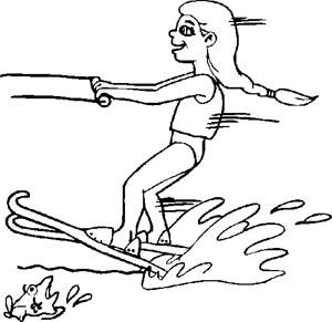 300x291 the waterski test yesterdays gone - Water Ski Drawing
