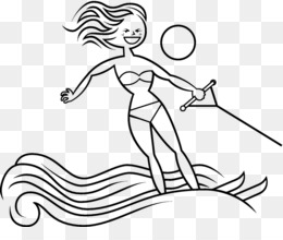 260x220 water skiing png - Water Ski Drawing