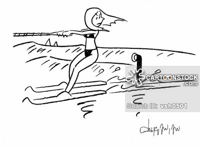 Water Ski Drawing at PaintingValley.com | Explore collection of Water