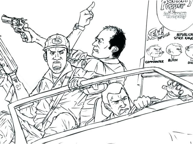 640x480 Coloring Pages Download - Water Ski Drawing