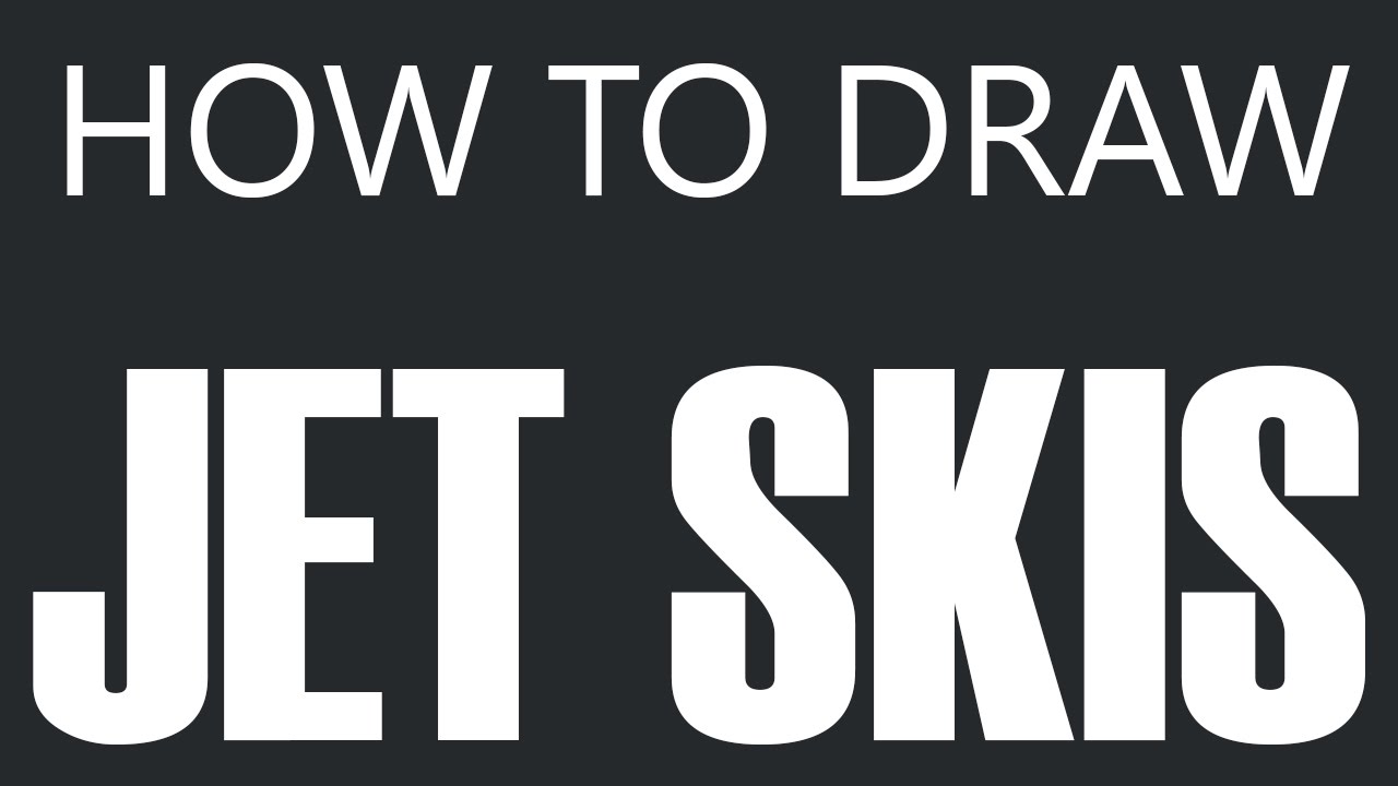 1280x720 How To Draw A Jet Ski - Water Ski Drawing