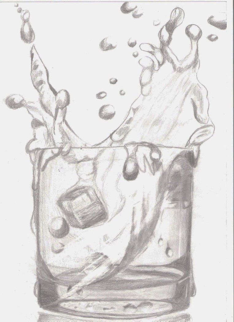 762x1048 water splash drawing technique reference drawing - Water Splash Drawing