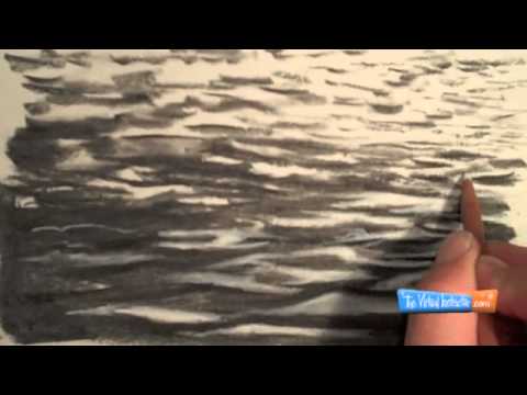 480x360 how to draw water with calm waves - Water Texture Drawing