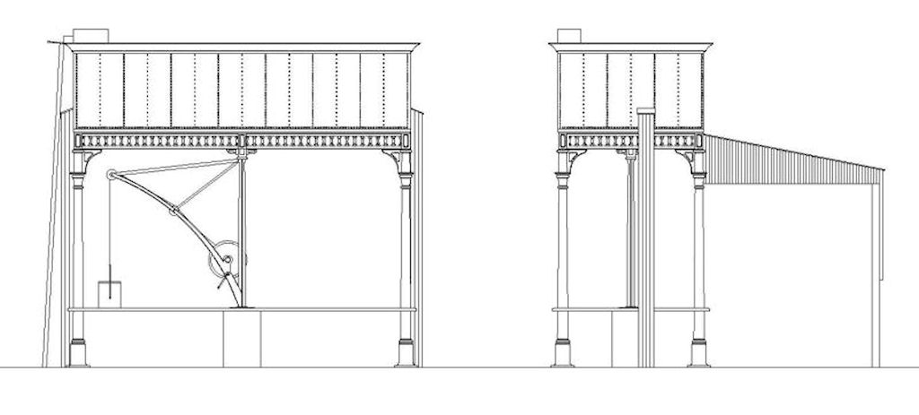 1024x463 Aylesbury Town Water Tower - Water Tower Drawing