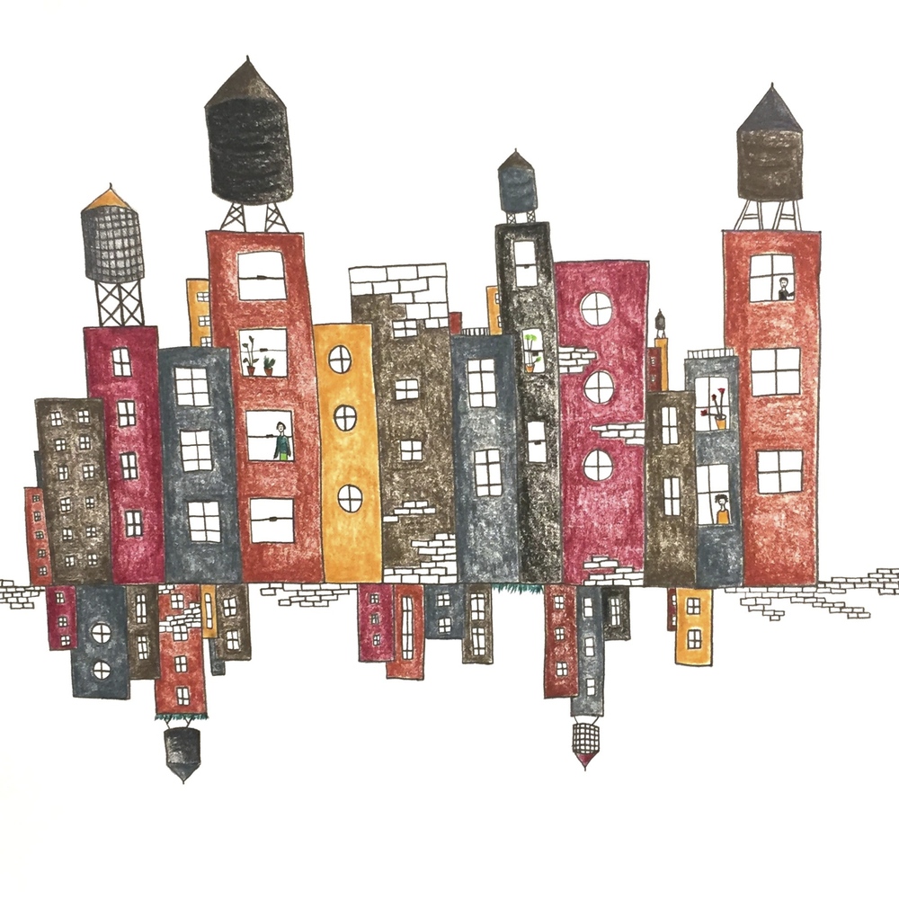 1000x1000 Water Tower - Water Tower Drawing