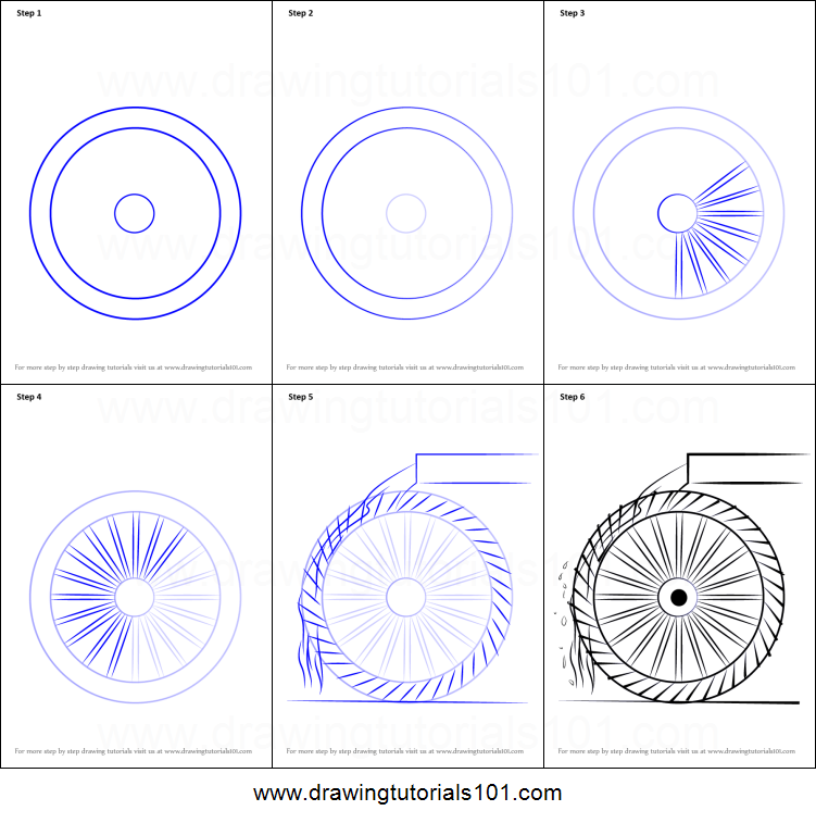 751x757 How To Draw A Water Wheel For Kids Printable Step - Water Wheel Drawing