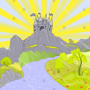 300x300 waterfall cartoon landscape vector clipart soidergi - Waterfall Cartoon Drawing