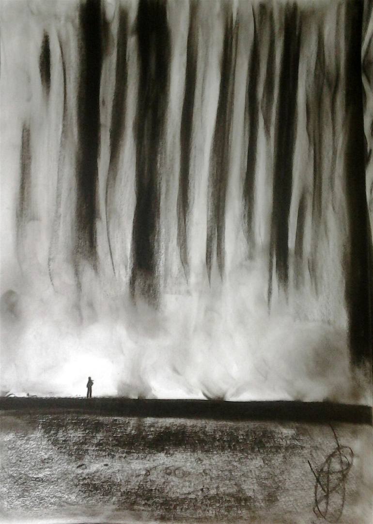 770x1081 waterfall drawing - Waterfall Drawing