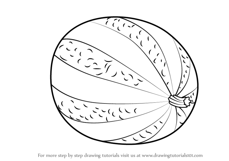 800x565 learn how to draw watermelon - Watermelon Drawing