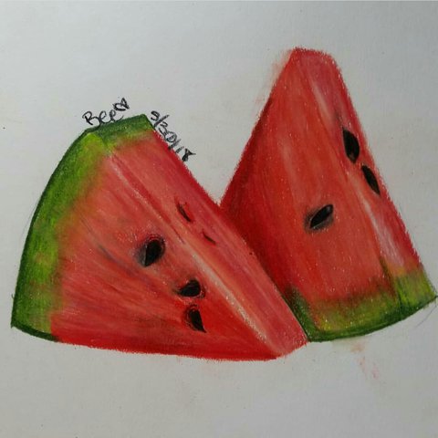 Watermelon Drawing at PaintingValley.com | Explore collection of