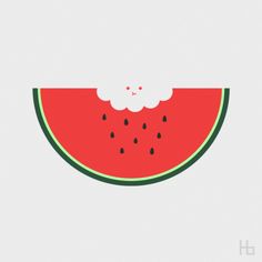 236x236 cartoon watermelon drawing for the kids in watermelon - Watermelon Drawing