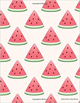 260x335 watermelon sketchbook cute sketchbook, blank book, drawing pad - Watermelon Drawing