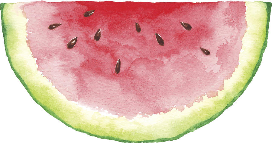900x475 watercolor watermelon slice - Watermelon Slice Drawing
