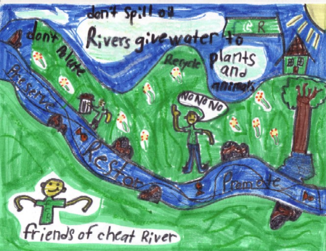 665x513 friends of the cheat photo gallery watershed drawing - Watershed Drawing