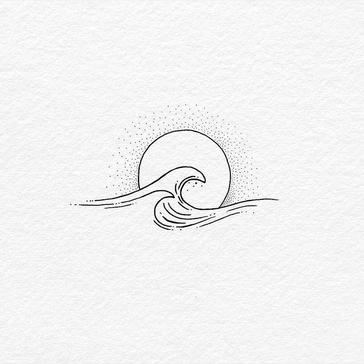 736x736 Wave Drawing Beautiful Image Drawing Skill - Wave Drawing