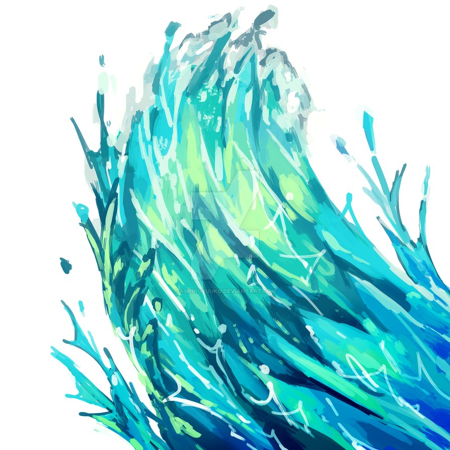894x894 Wave Drawing - Wave Drawing