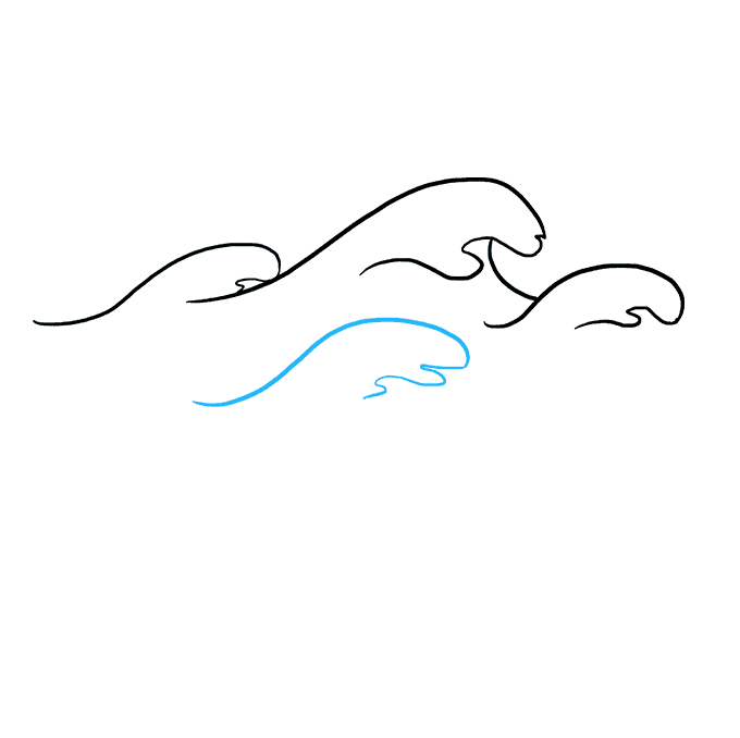 680x678 How To Draw Waves Really Easy Drawing Tutorial - Wave Line Drawing