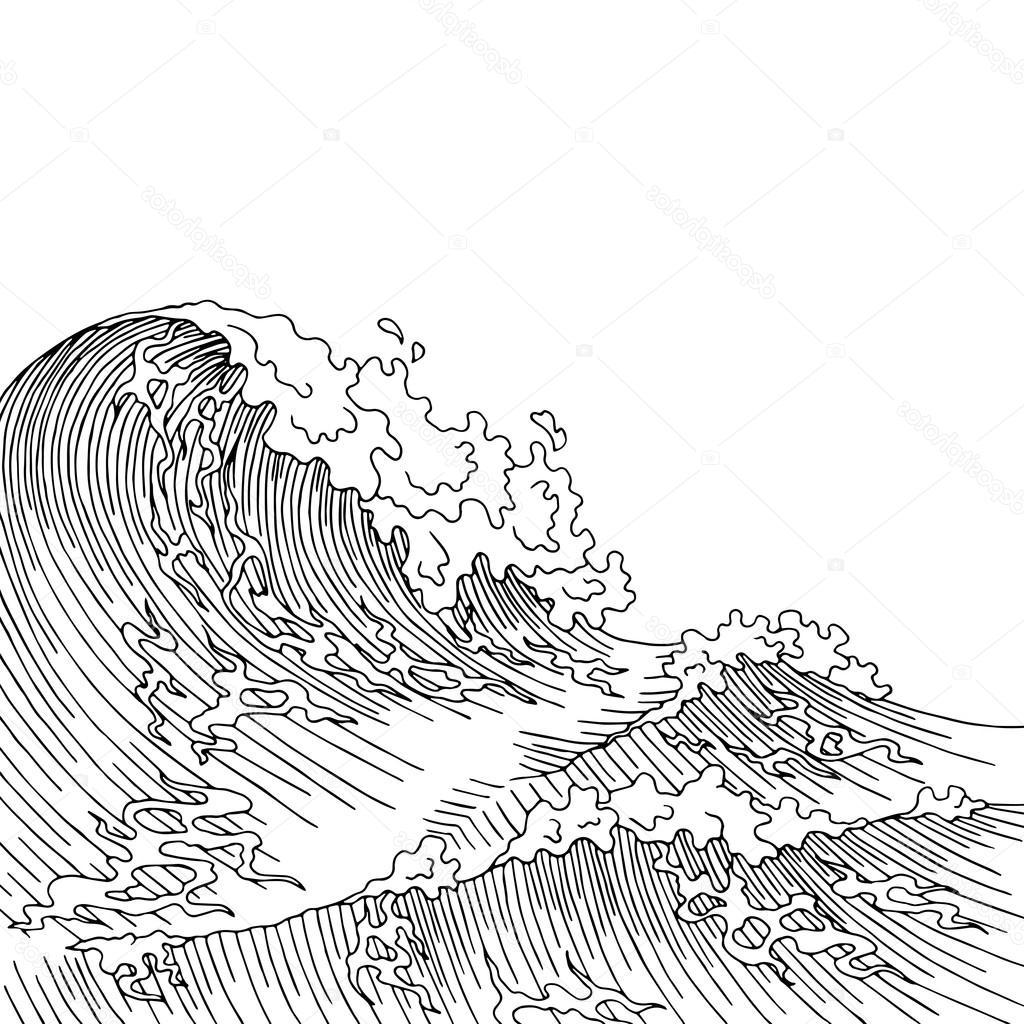Wave Line Drawing at Explore collection of Wave