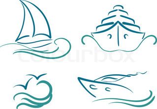 319x222 Wave Outline Drawing - Wave Outline Drawing