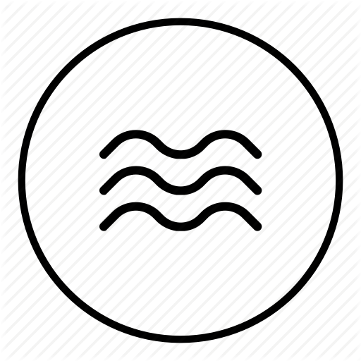 512x512 Collection Of Free Ocean Vector Outline Download On Ui Ex - Wave Outline Drawing