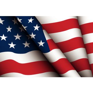 324x324 free flag clipart - Waving American Flag Drawing