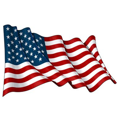 380x400 illustration of a waving american flag against white background - Waving American Flag Drawing