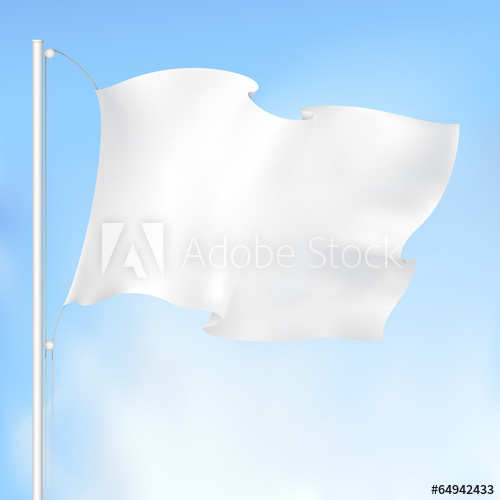 500x500 white waving flag vector drawing - Waving Flag Drawing