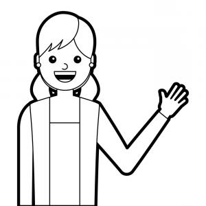 300x300 waving hand vector illustration happy icon soidergi - Waving Hand Drawing