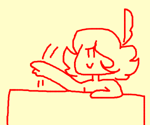 300x250 waving hand drawing - Waving Hand Drawing