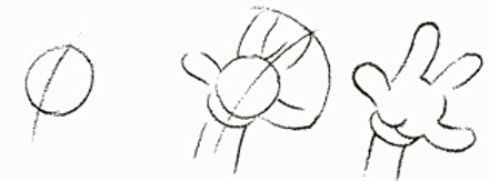 440x163 cartooning hands drawing hands with step - Waving Hand Drawing