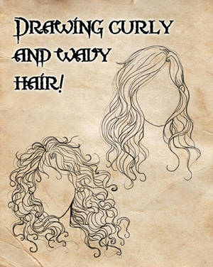 300x376 How I Draw Curly And Wavy Hair! - Wavy Hair Drawing