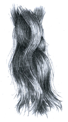 281x500 How To Draw Secrets Learn How To Draw Realistic Hair - Wavy Hair Drawing