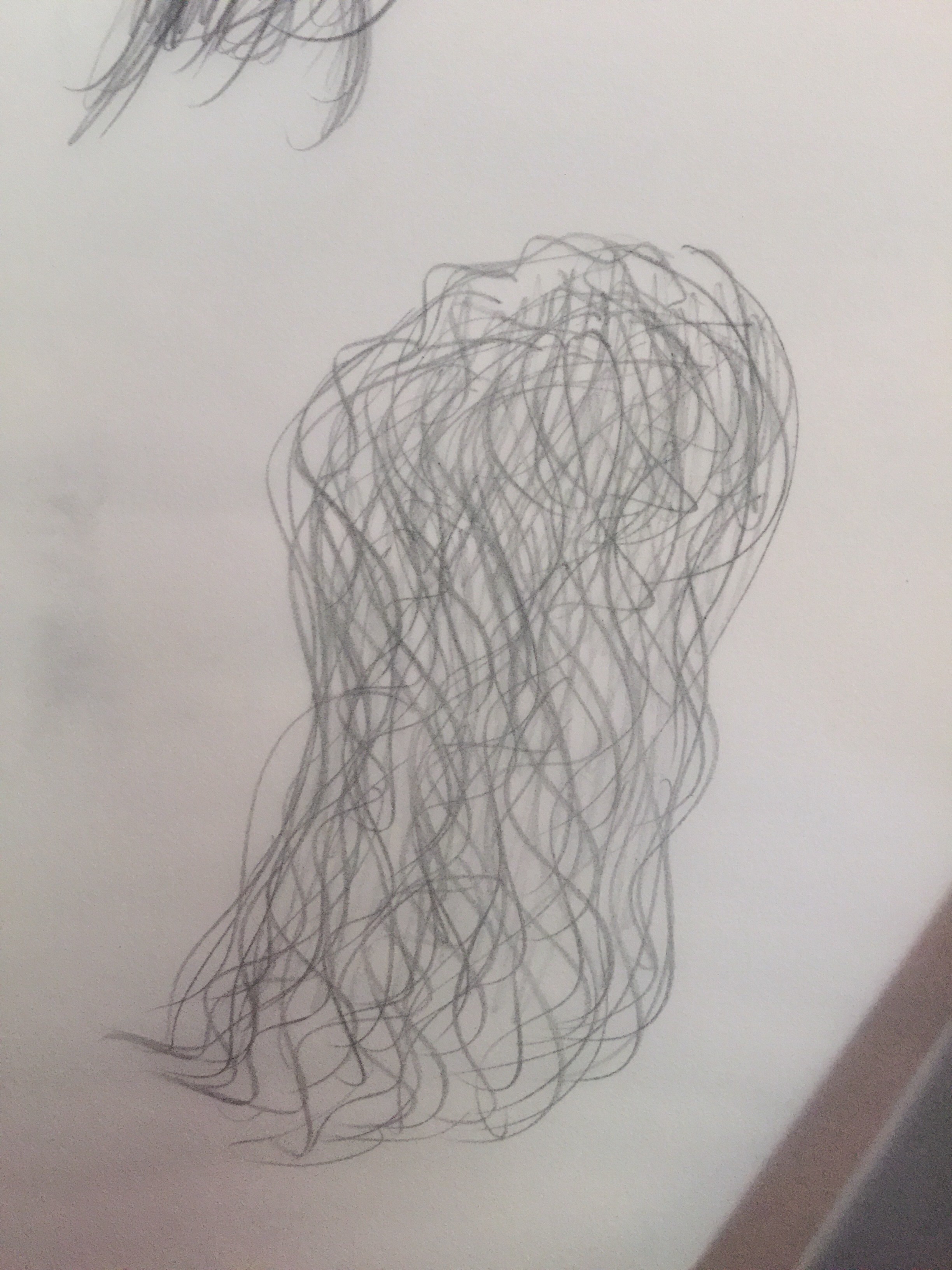 2448x3264 How To Draw Hair For Beginners - Wavy Hair Drawing