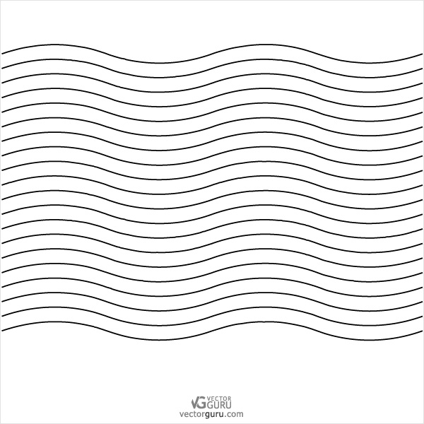 Wavy Line Drawing at PaintingValley.com | Explore collection of Wavy