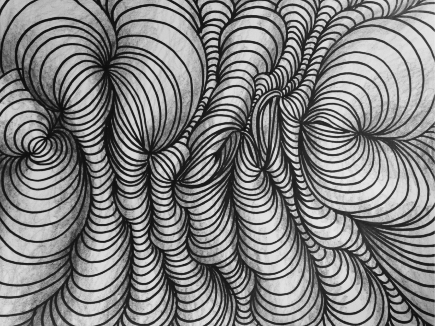 Wavy Line Drawing at PaintingValley.com | Explore collection of Wavy