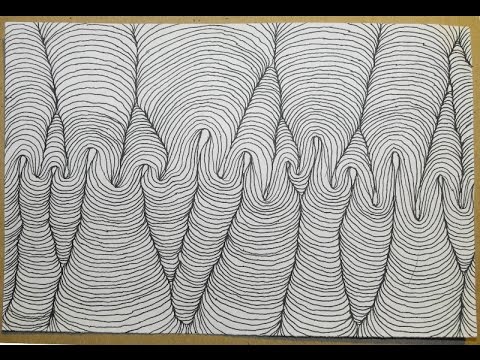 480x360 Trippy Wavy Lines - Wavy Line Drawing
