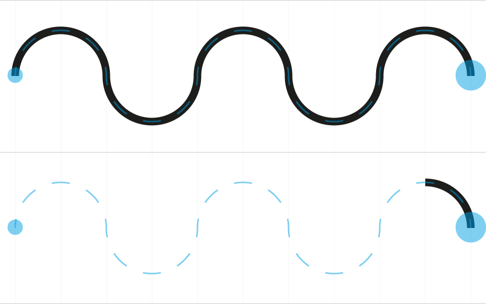 960x600 Collection Of 'curve Line Drawing' Download More Than Images - Wavy Line Drawing