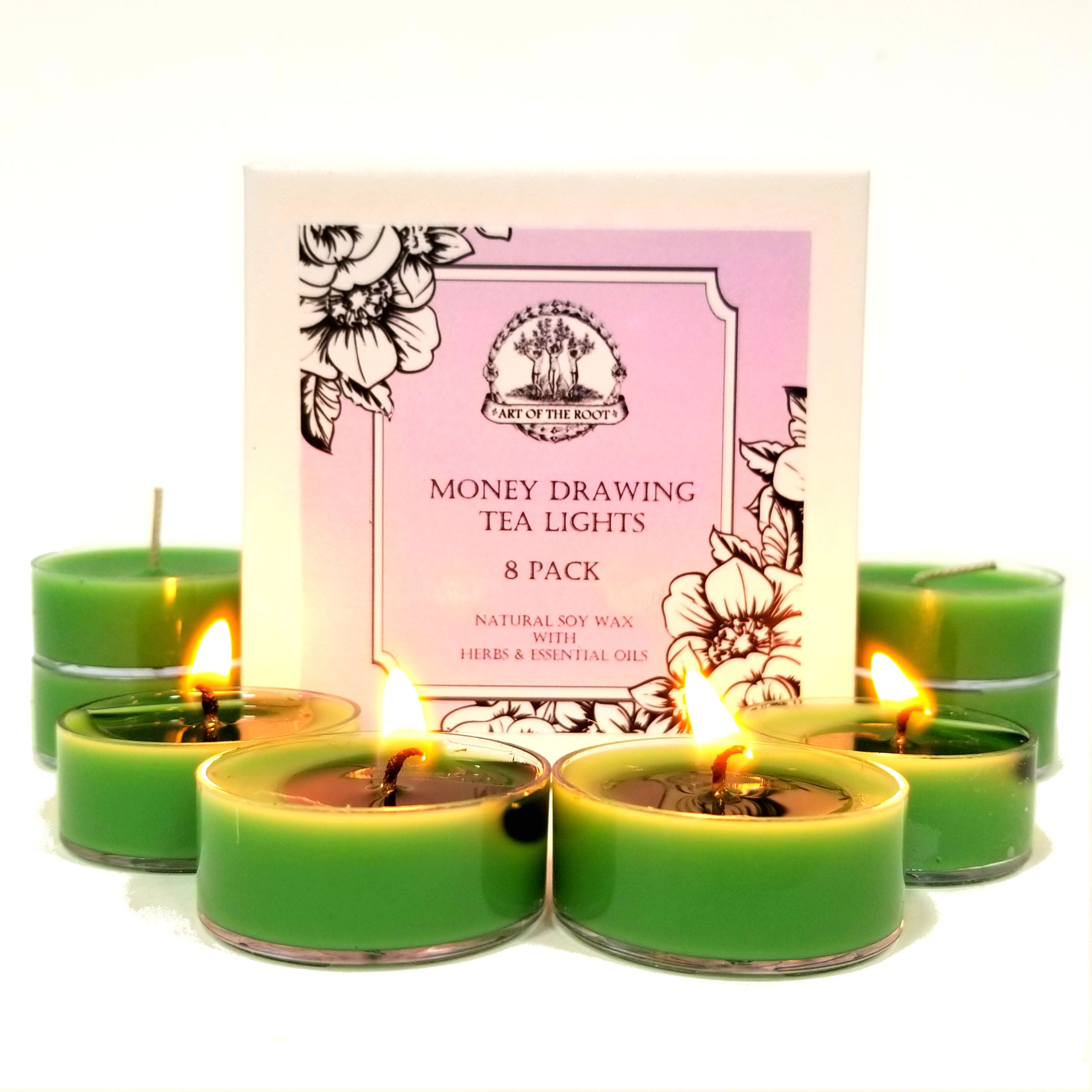 2614x2614 money drawing soy tea light candles - Wealth Drawing