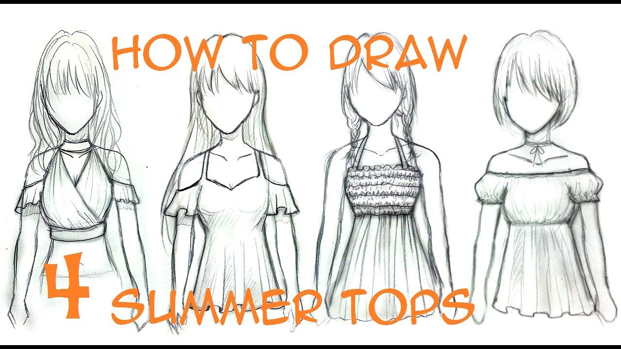 1280x720 tutorial how to draw women clothes for summerfall in ways - Wear Drawing